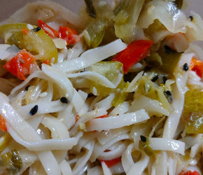 Фотография рецепта Лапша удон с овощами
