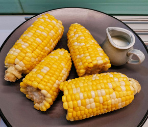 Фотография рецепта Вареная кукуруза