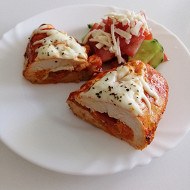 Сочная фаршированная курица