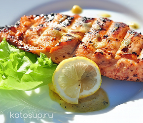 Фотография рецепта Куриное филе в лимонном маринаде с карри