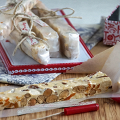 Фотография рецепта Мягкая нуга с орехами и курагой (Torrone morbido) автор Алина Тен