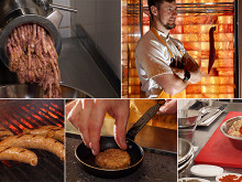 Как делают купаты в ресторане Cacciatore