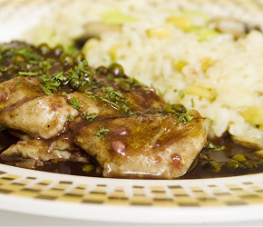 Фотография рецепта Курица с лаймом и кориандром