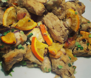 Фотография рецепта Курица с апельсинами, карри и медом