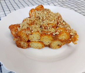 Фотография рецепта Торт без выпечки из кукурузных палочек