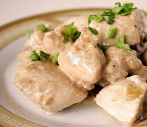 Фотография рецепта Курица со сливками в мультиварке