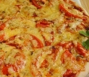 Фотография рецепта Пицца с курицей, грибами и говядиной