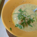 Фотография рецепта Сырная похлёбка с пшеном и курицей автор Анна Третьякова
