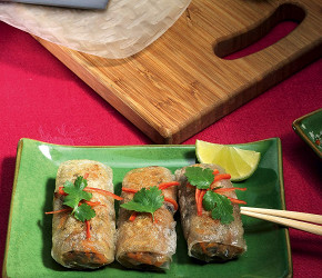 Фотография рецепта Вьетнамские роллы с мясом ягненка