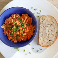 Фотография рецепта Вкусный завтрак: скрэмбл с помидором автор АЛЕНА АЛЕНА