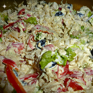 Мексиканский салат с курицей и сладким перцем