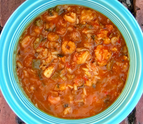 Фотография рецепта Курица с рисом и овощами по-креольски