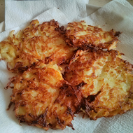 Драники с луком