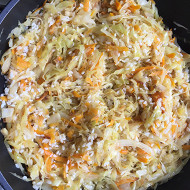 Греческая солянка с рисом лаханоризи