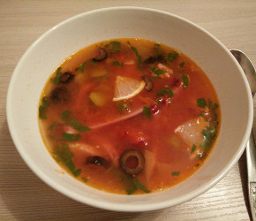 Фотография рецепта Солянка мясная с солеными огурцами