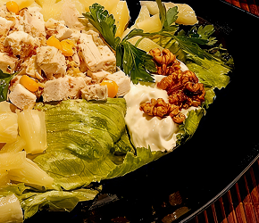 Фотография рецепта Курица с ананасами