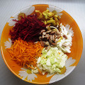 Фотография рецепта Овощной салат с капустой и мясом автор ТАТЬЯНА ПЕТРУХИНА