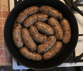 Фотография рецепта Микс-колбаски с черносливом