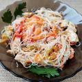 Фотография рецепта Фунчоза с курицей и овощами автор ЮЛИЯ ТИМОФЕЕВА