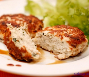 Фотография рецепта Котлеты куриные с чесноком