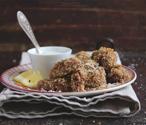 Фотография рецепта Куриные гужоны в сырно-ореховой корочке