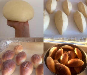 Фотография рецепта Пирожки печеные с картофелем и укропом