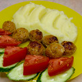 Фотография рецепта Фрикадельки из мяса и овощей автор ОЛЬГА ЦЫГАНКОВА