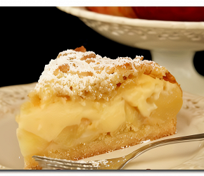 Фотография рецепта Шарлотка с медом и корицей
