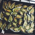Фотография рецепта Мидии, запеченные с чесночным соусом и сыром автор Nadezhda Kuzmenko