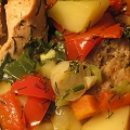 Фотография рецепта Соте с курицей и грибами автор Ксения Большакова