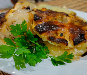 Фотография рецепта Запеченная курица с ананасом