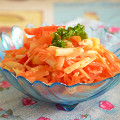 Фотография рецепта Салат с морковью, сыром и кефиром автор Любовь Иванова