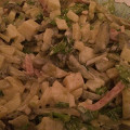Фотография рецепта Салат с кальмарами и солеными огурцами автор Лена