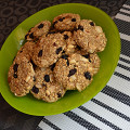 Фотография рецепта Ореховые хлебцы из овсянки в духовке автор Ирина Палкина