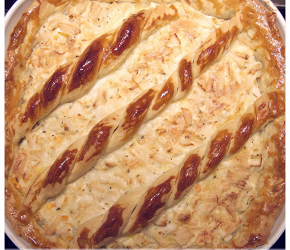 Фотография рецепта Курник (Открытый пирог с курицей)