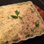 Пирог с брокколи, цветной капустой и зеленью