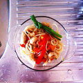 Фотография рецепта Лапша удон с курицей и овощами автор Ксения Дмитриева