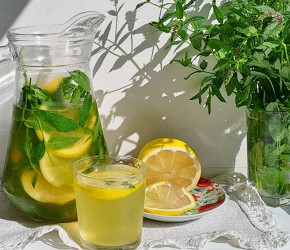 Фотография рецепта Безалкогольный мохито с медом