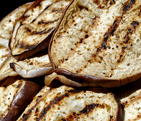 Фотография рецепта Маринованные баклажаны с каперсами и мятой