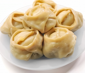 Фотография рецепта Манты с картошкой и грибами