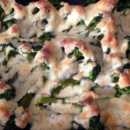 Запеканка из брокколи со сливками и сыром