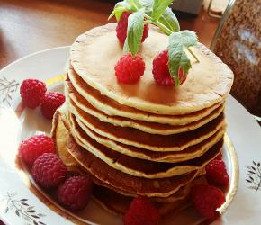 Фотография рецепта Блинчики на сливках по-американски (pancakеs)