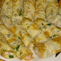 Фотография рецепта Яичные блинчики с курицей и грибами автор ТАТЬЯНА ПЕТРУХИНА