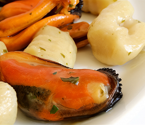 Фотография рецепта Картофель с ракушками