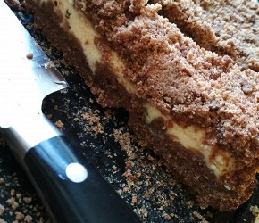 Фотография рецепта Творожный пирог с шоколадом