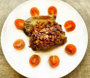 Фотография рецепта Индейка с орехами кешью и макадамия