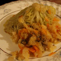 Фотография рецепта Голубцы из савойской капусты с грибами (без мяса) автор Мадам ЛЕНУШ
