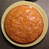 Морковный торт с цедрой