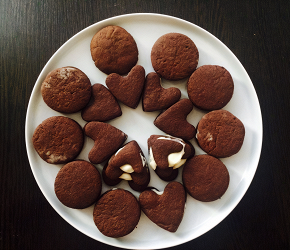 Фотография рецепта Домашнее печенье «Oreo»