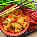 Фотография рецепта Курица гунбао (kung pao) автор Юлия Кощеева